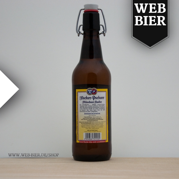 HackerPschorr Münchner Radler Munich Beer Lemonad webbier.de Der